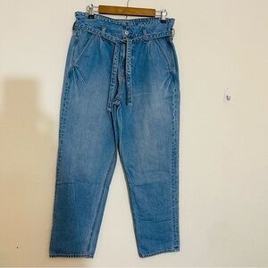 American Eagle Outfitters Hi-Rise Mom Jeans Size 8 Color Blue